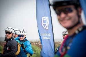Mountain bikers in action at the 2026 Standard Bank Berg and Bush Descent, Day 1, in the KwaZulu-Natal Drakensberg